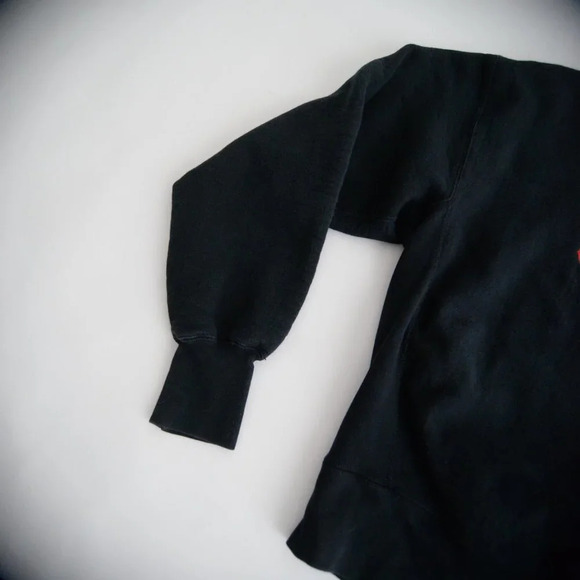 Vintage 90's Lee Crossgrain Navy MHS Alumni Crewneck Sweater XL - Picture 8 of 11